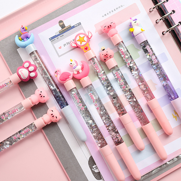 Cute Unicorns Gel Pen Stationery Supply