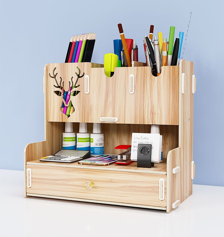 Creative Desktop Office Pen Holder and Organizer