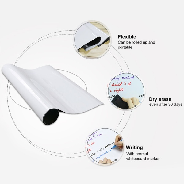 Wall Soft Whiteboard Magnets Erasable Writing Board