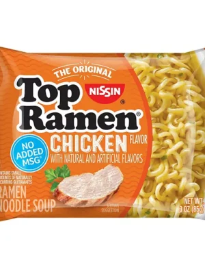 Nissin Top Ramen Chicken Noodle Soup, 3 oz., 24 pk.