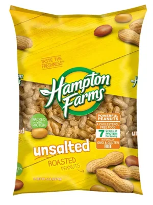 Hampton Farms Unsalted In-Shell Peanuts, 5 lbs.