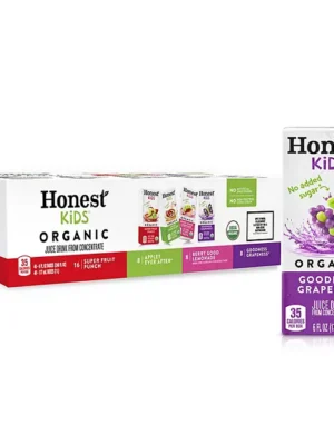 Honest Kids Organic Fruit Juice Drink Boxes Variety Pack 6 fl. oz., 40 pk.