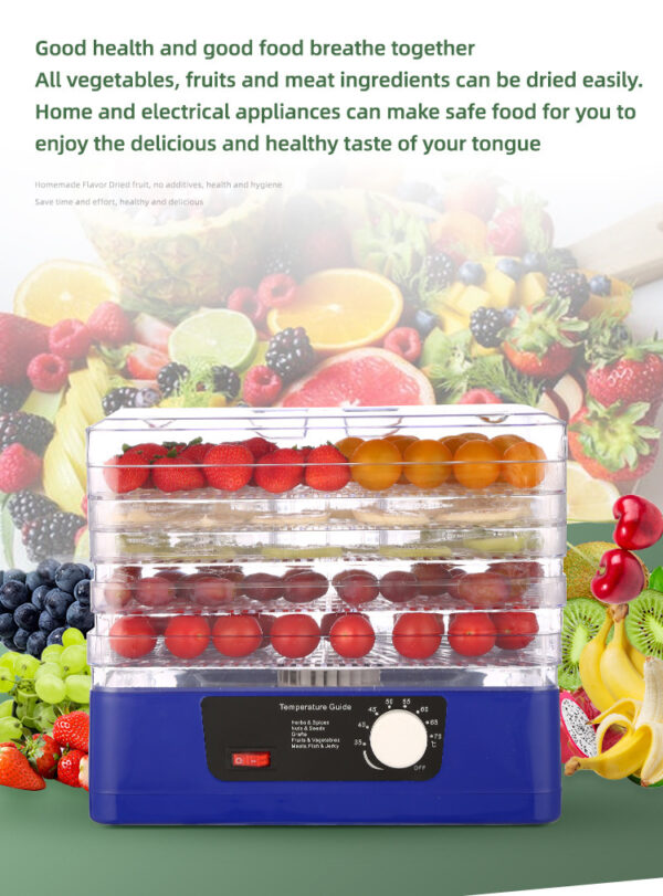 Square Fruit Dryer Household Food Dehydrated Pet Food Air Dryer