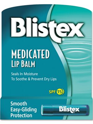 Medicated Lip Balm, SPF 15, 0.15 oz