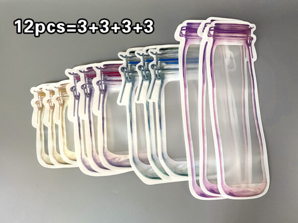 Ziplock Bag Food Preservation Bag Baking Biscuits Snacks Candy Food Storage Bag