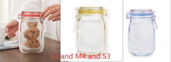 Ziplock Bag Food Preservation Bag Baking Biscuits Snacks Candy Food Storage Bag