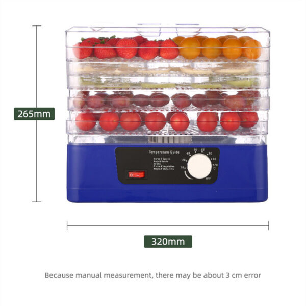 Square Fruit Dryer Household Food Dehydrated Pet Food Air Dryer