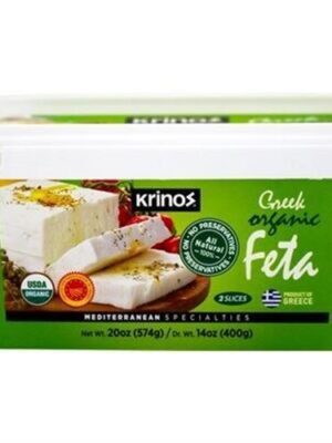 Krinos Greek Organic Feta Cheese 20 Oz