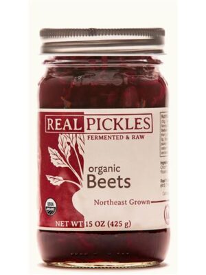Real Pickles Organic Fermented Beets 15 Oz